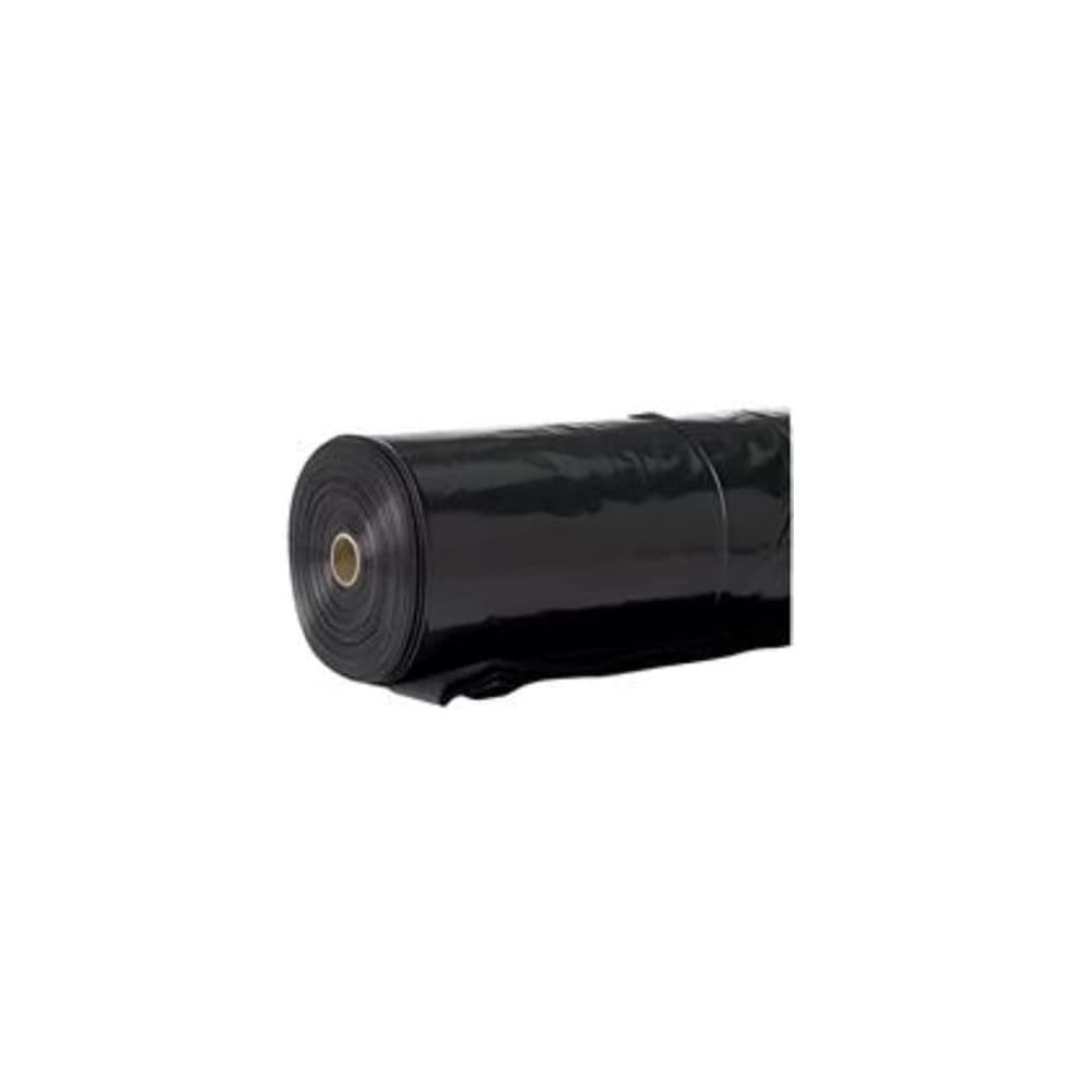 Film-Gard Black Plastic Sheeting, 20 × 100 ft